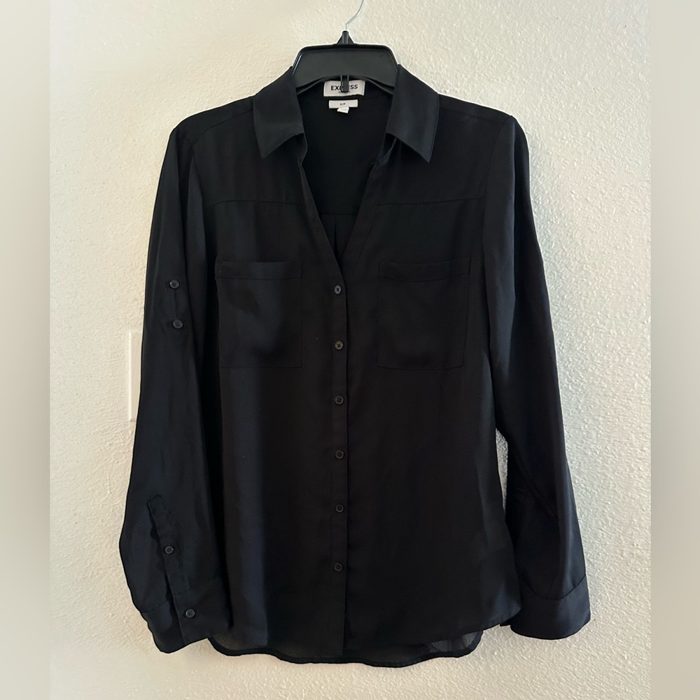 Express Classic Black Womens Top